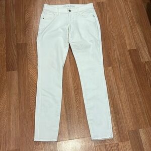 Old Navy White Rockstar Jeans Sz 4